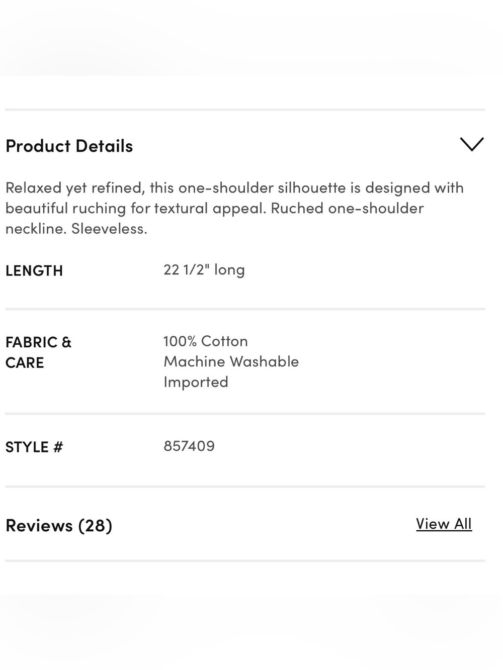 NEW Ann Taylor Ruched One-Shoulder Top - Picture 7 of 7